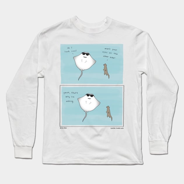 Shades Long Sleeve T-Shirt by Liz Climo